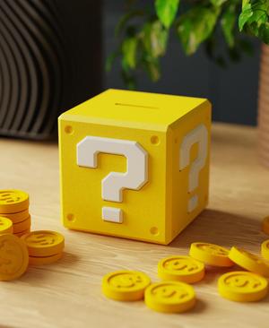 RETRO BLOCK Collection - Piggy Bank Set