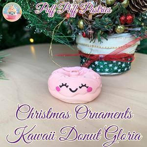 Christmas Ornaments Kawaii Donut Gloria