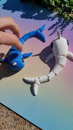 Flexi Narwhal - by Peter Prints