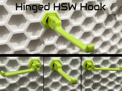 Hinged Hooks for HSW (honeycomb storage wall)