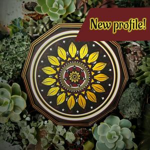 Celestial Sunflower Box with Tight-fit Lid