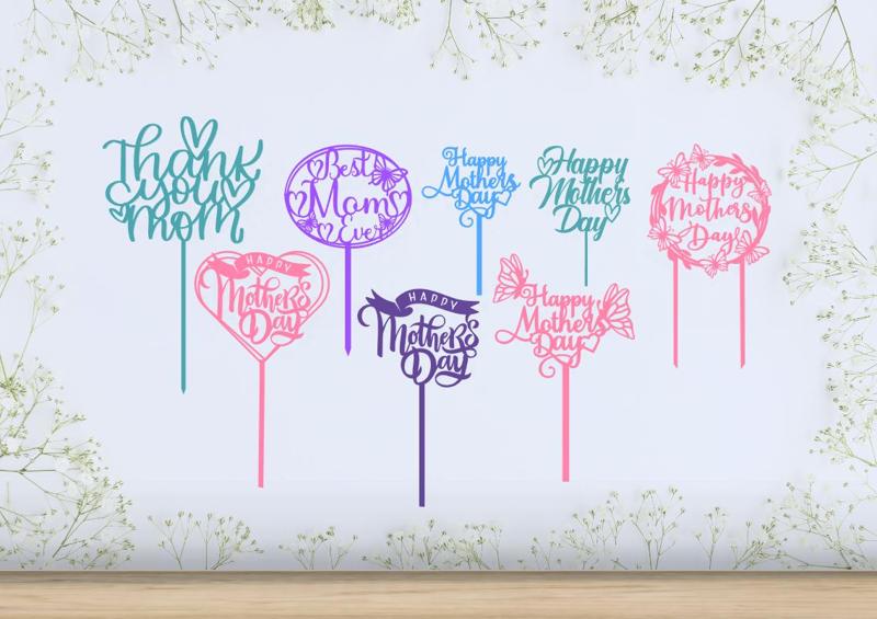 Cake Toppers - Mother's Day