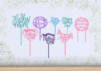 Cake Toppers - Mother's Day