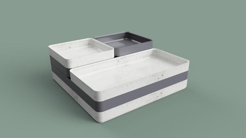 Stackable Sorting Trays in 3 Sizes