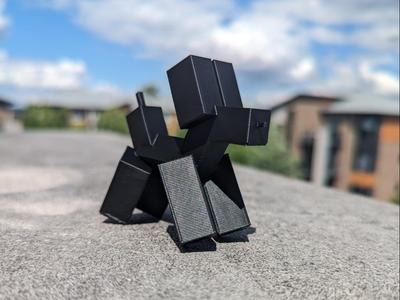 Balloon dog² (squared / cube)