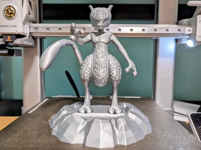 Mewtwo Ornamental Pokemon Display