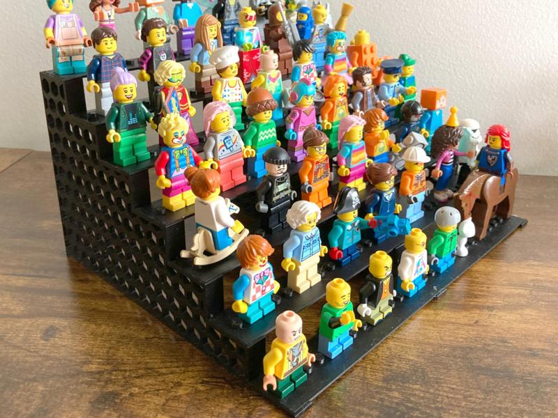 Brick MiniFig / Minifigure Stand / Display