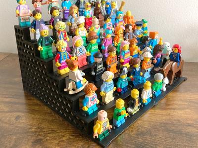 Brick MiniFig / Minifigure Stand / Display
