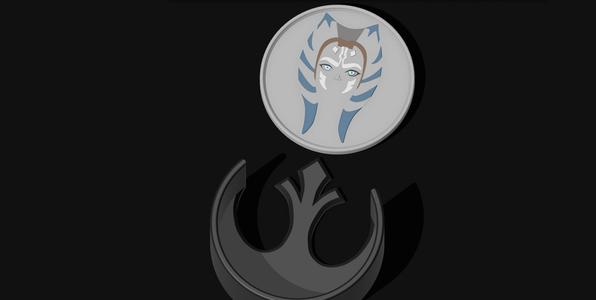 Ahsoka Tano Remix of Customizable Coaster Set With .STEP file