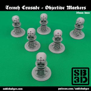 Trench Crusade - Objective Markers