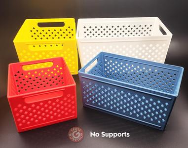 Lattice Organizer Baskets w/Handles - No Supports