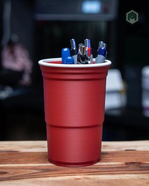 Solo Cup Desk Organizer with Divider Inserts