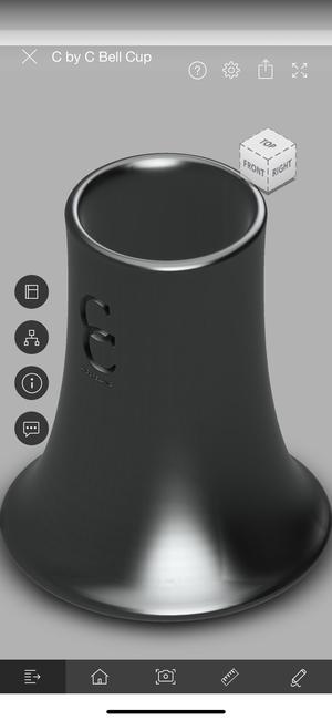 Clarinet Bell Pencil Holder and Keychain Clarinets by Copeland