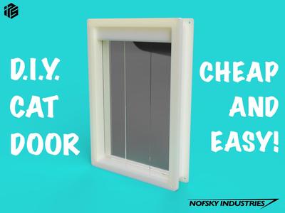 D.I.Y. Cat Door