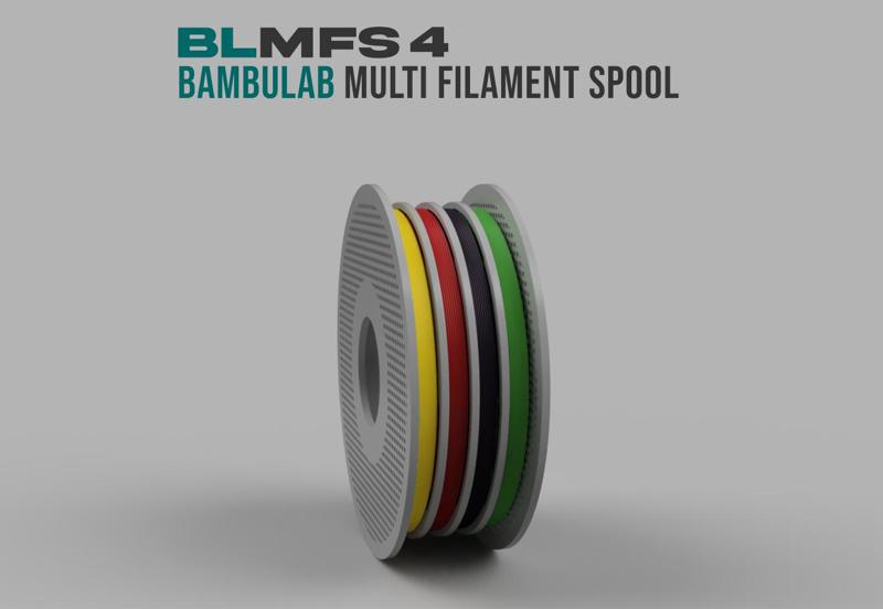 Bambulab Multi Filament Spool - 4 Filaments