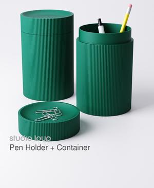 Pen Holder + Tray