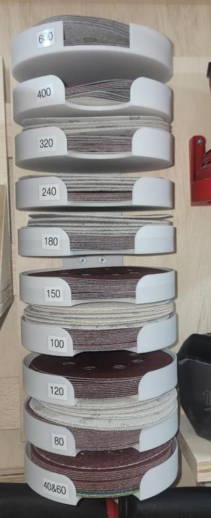 5" Sanding Disc Holder (stackable)