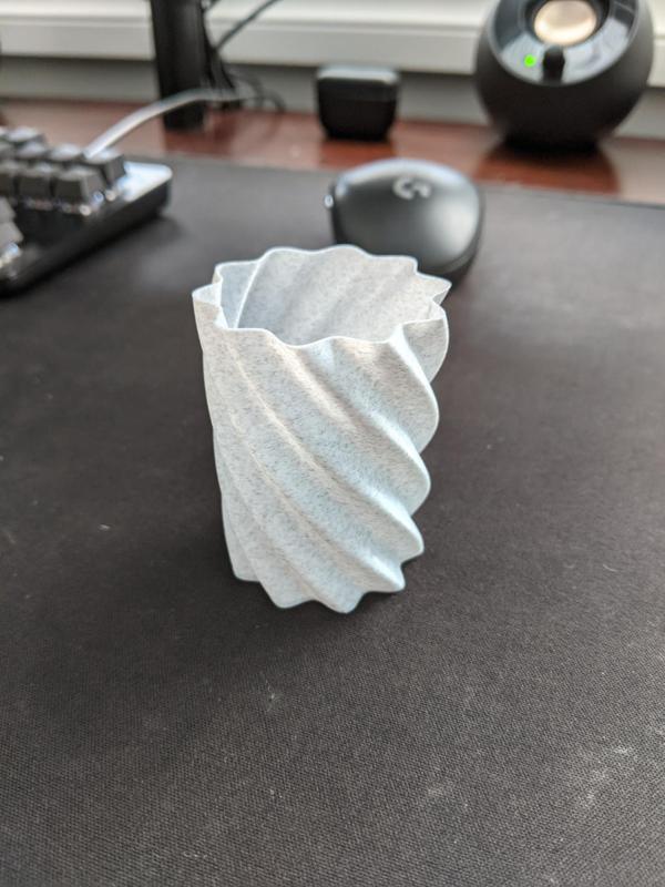 Spiral vase for storing whatever things you people wish to store