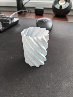 Spiral vase for storing whatever things you people wish to store