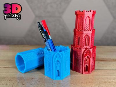 Dracula's Pen Holder Tower