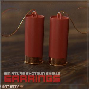 Miniature Shotgun Shells Earrings