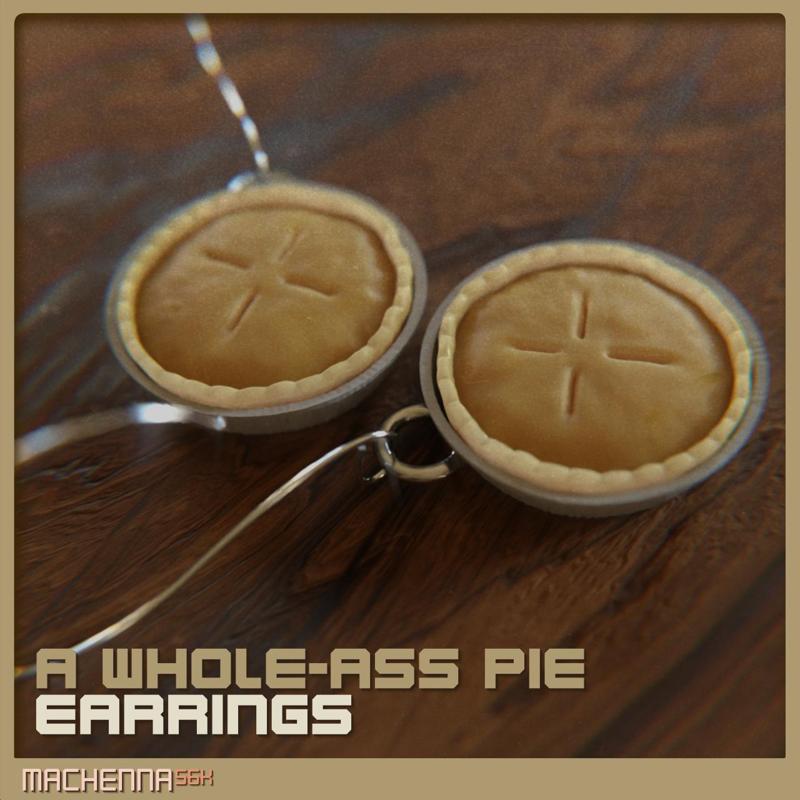 A Whole-Ass Pie Earrings