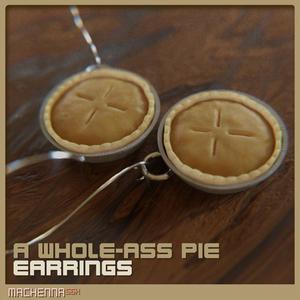 A Whole-Ass Pie Earrings