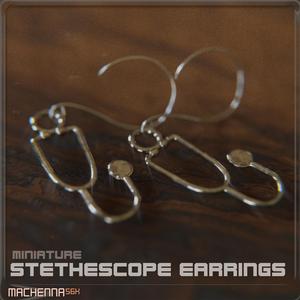 Miniature Stethoscope Earrings