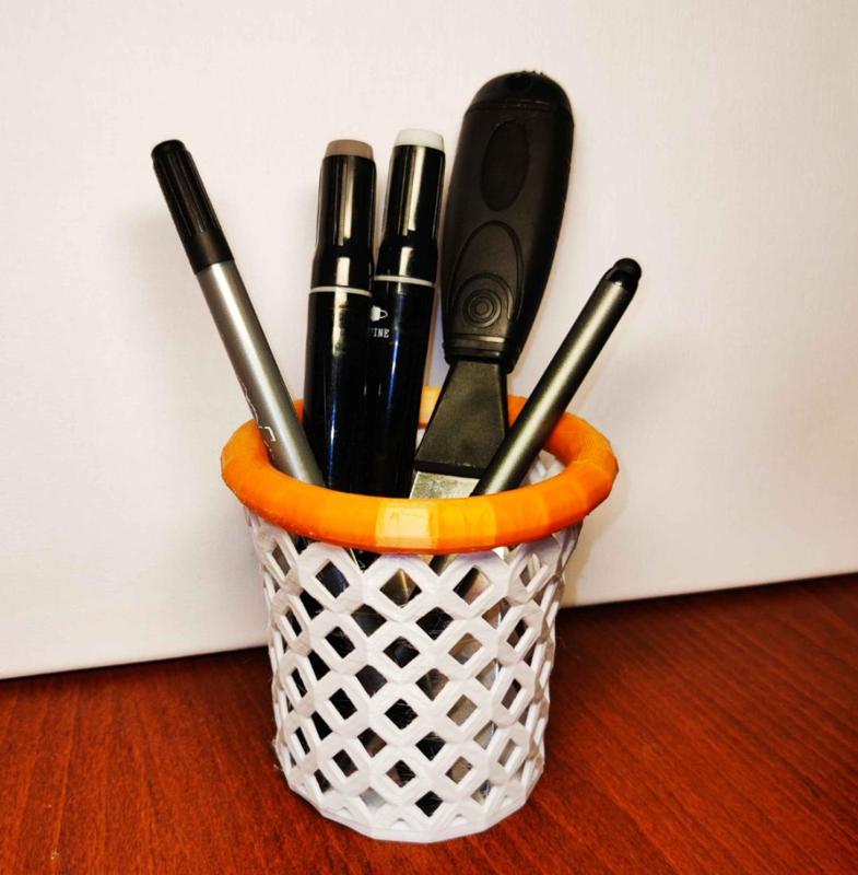Basketball Hoop Pen Holder