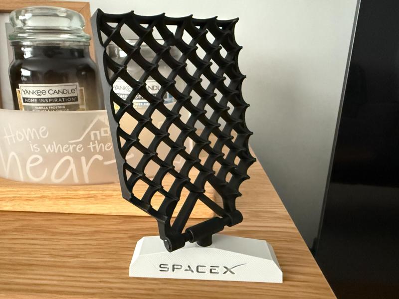 SpaceX Falcon 9 Grid Fin (Ornament/Coaster)