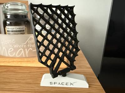 SpaceX Falcon 9 Grid Fin (Ornament/Coaster)