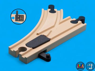 Brio compatible lockable switch
