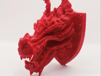 Dragon Bust Magnet w/ Moveable Jaw