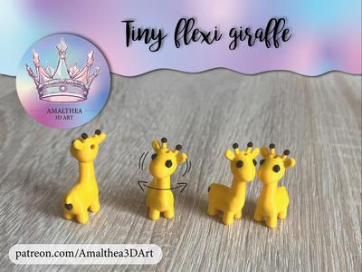 Tiny flexi giraffe