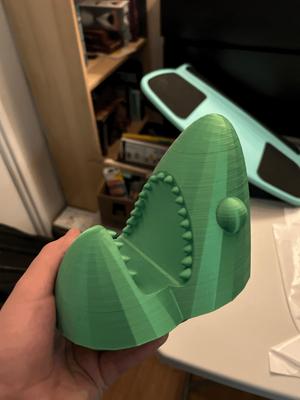 Shark head phone stand