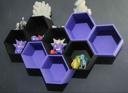 Honeycomb/Hexagon Modular Shelfs 