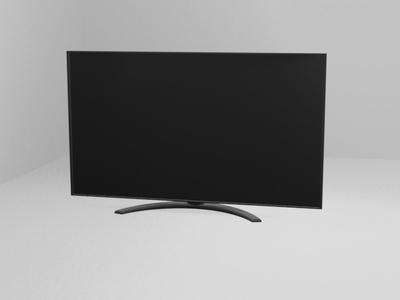 Miniature TV (65" modell) for dollhouse / diorama