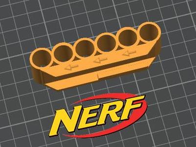 Nerf gun ammo attachment