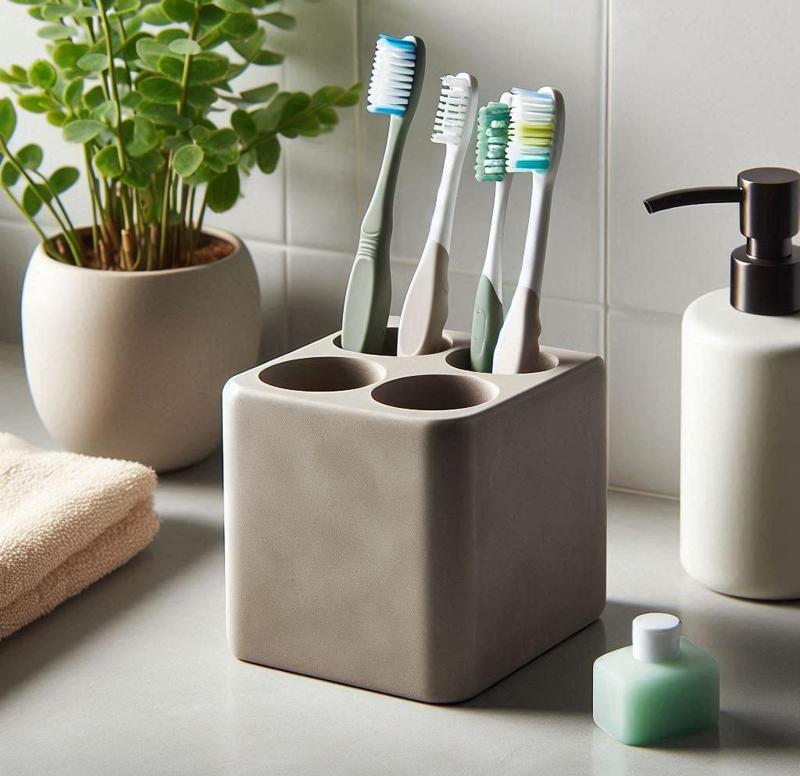 Design Toothbrush Holder "Four Tube"