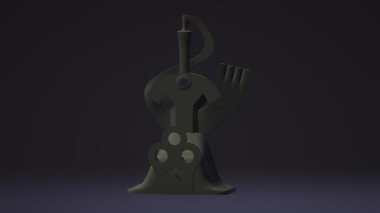 Honedge Controller Stand - Pokemon Fan Art - Video Game Accessory