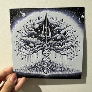 Shiva's Trident and Tree of Life - HueForge Print