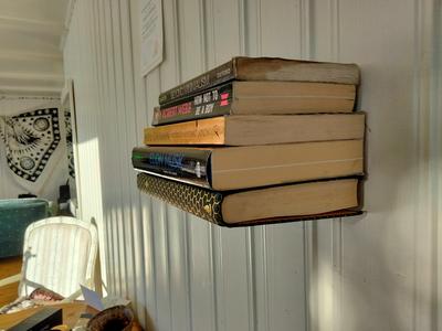 Floating Book Shelf Illusion