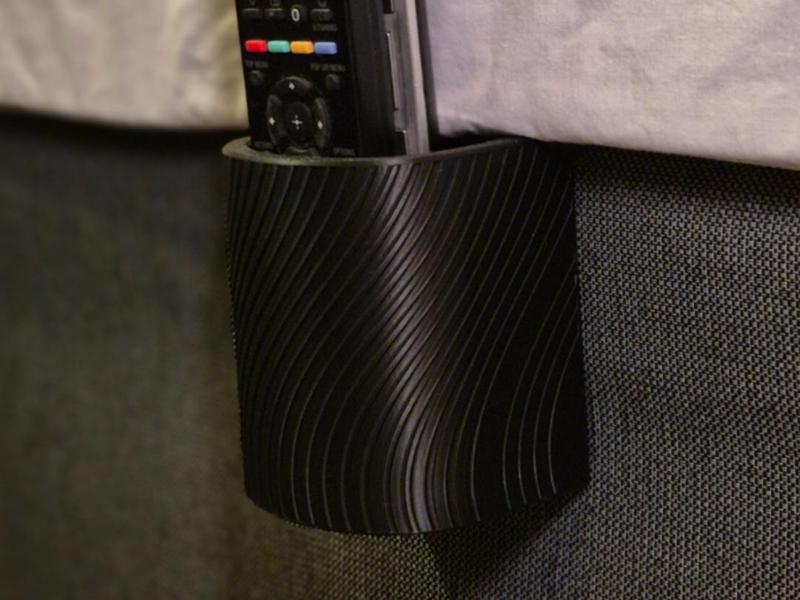 Bed Remote Storage Holder Basket Bin