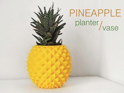 Pineapple planter pot / vase / penholder