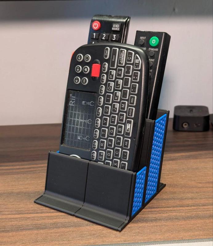 Modular TV remote holder
