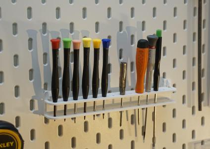 ikea skadis small screwdriver holder / organizer 