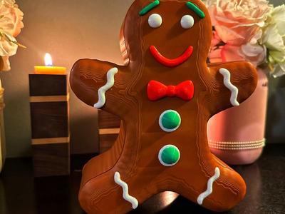 Gingerbread Man Large Candy Dish