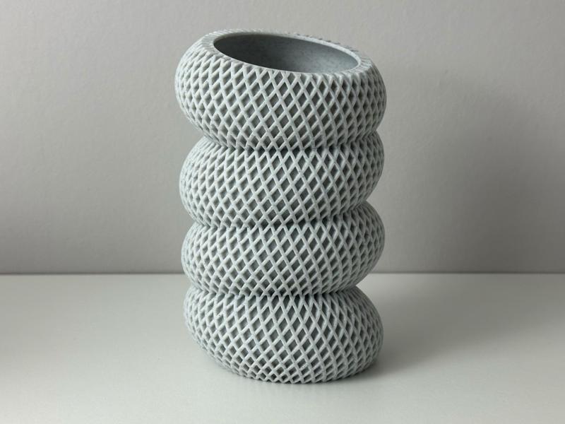 Elliptic Dissonance - Modern Spiral Vase