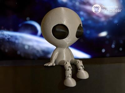 Articulated Alien with flexi legs
