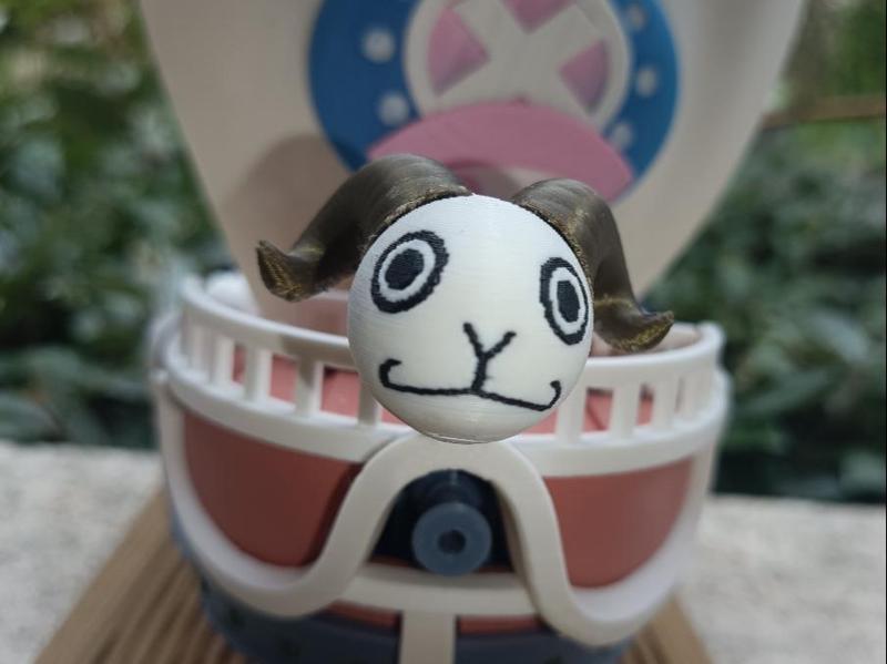 One Piece Going Merry - boat plate & figurehead